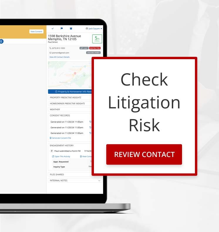 Litigation Risk Assessment screenshot