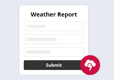 AI Weather form