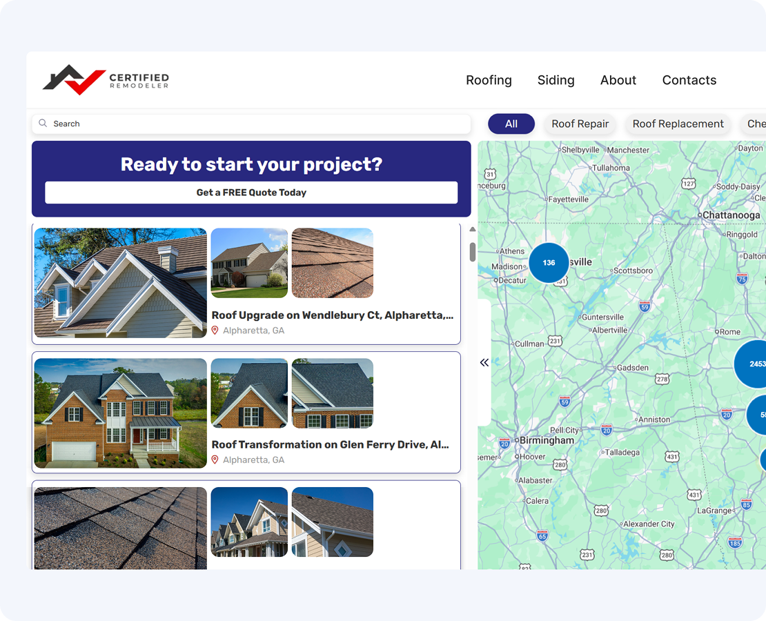Your project page goes live instantly