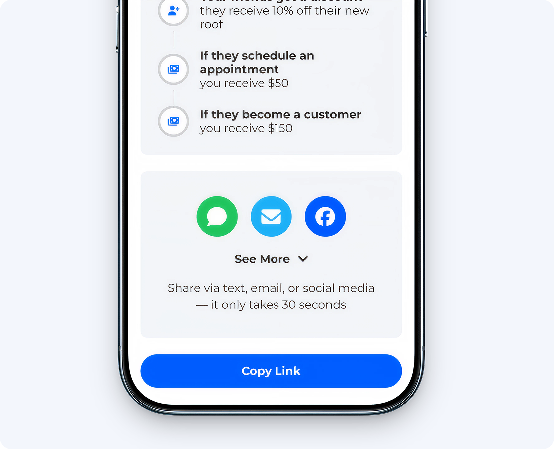 One-tap sharing